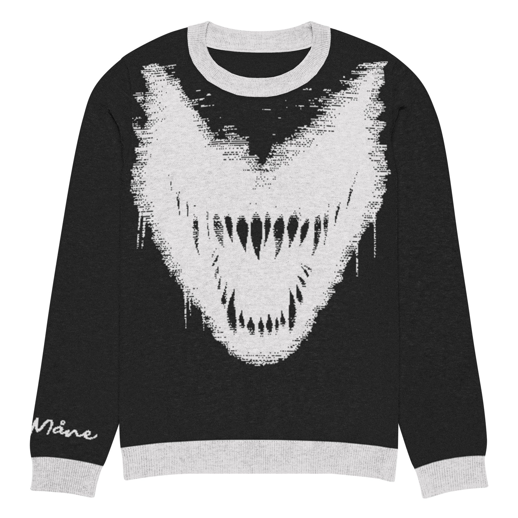 Lunar Lurker | Knitted crew neck sweater