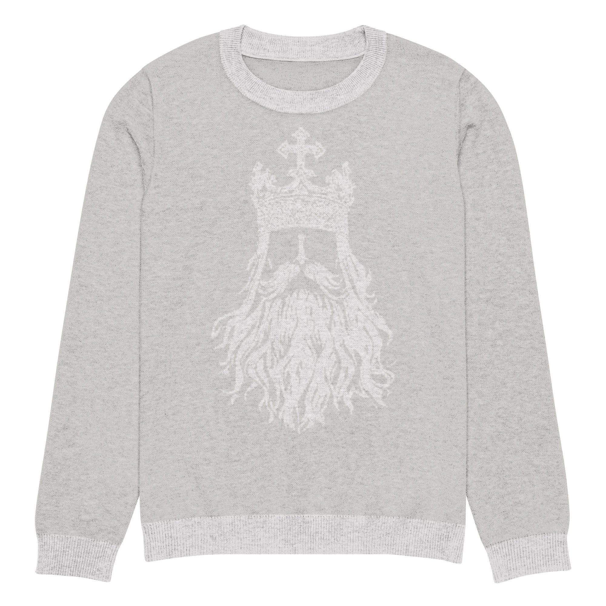 King of the Ether | Knitted crew neck sweater