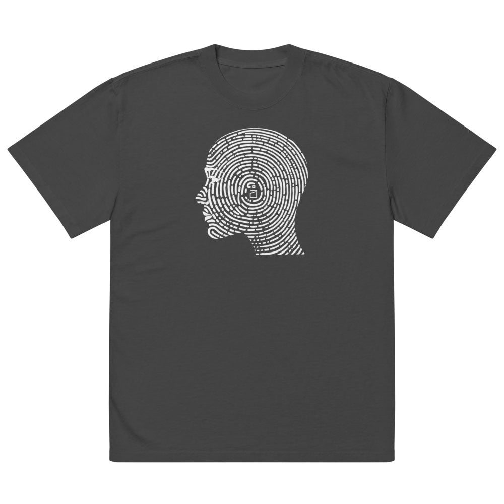 Mind Maze | Oversized faded t-shirt