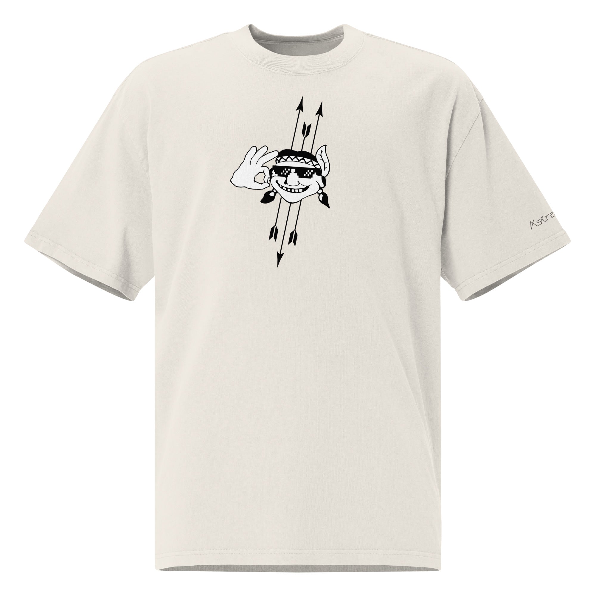 Cool Arrows | Oversized faded t-shirt