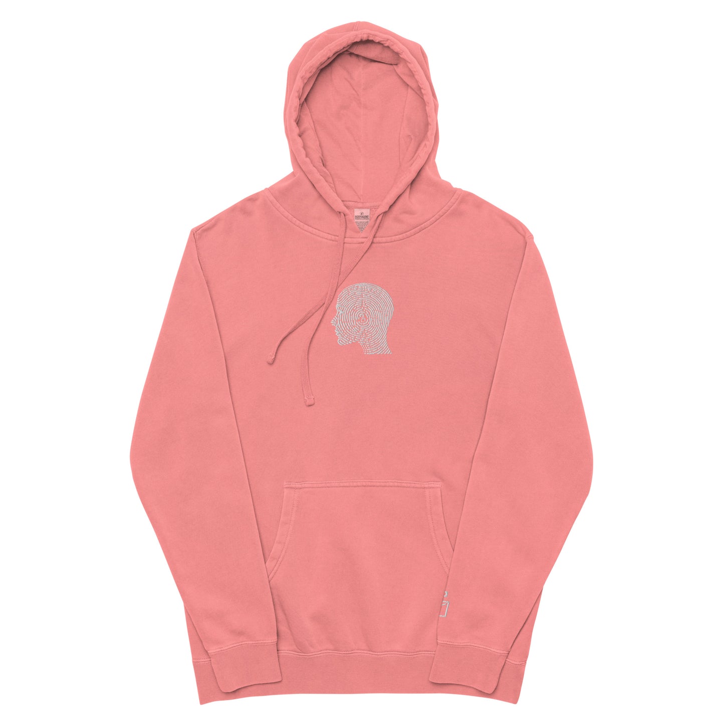 Mind Maze pigment-dyed hoodie